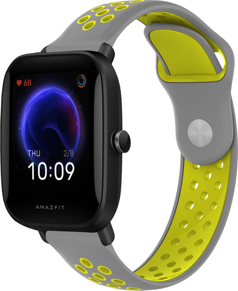 Ремешок Sport для Amazfit Bip U Gray/Yellow (23036-63)