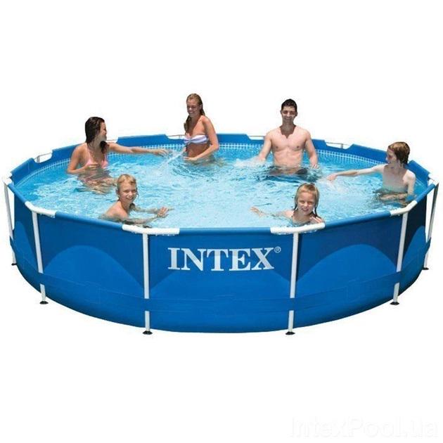 Бассейн каркасный Intex 28210 круглый 366x76 см 6503 л (15372258) - фото 2