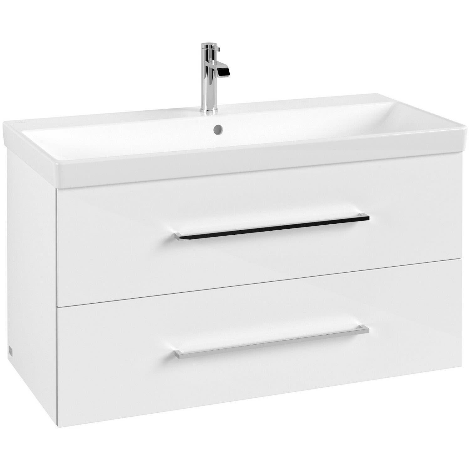 Тумба под умывальник подвесная Villeroy&Boch Avento A89200B4 98x51,4x45,2 см Белый (87494)