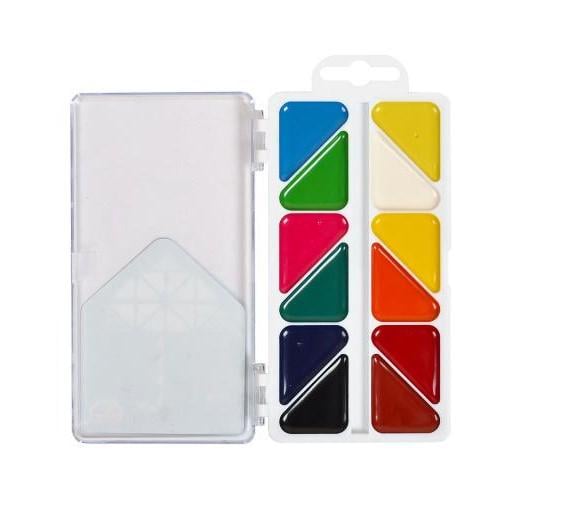 Акварельные краски медовые 12 цв. (300102 4820219211921)