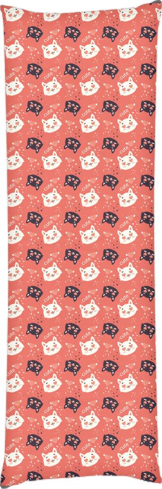 Подушка дакимакура Cute 50x150 см (14107241)
