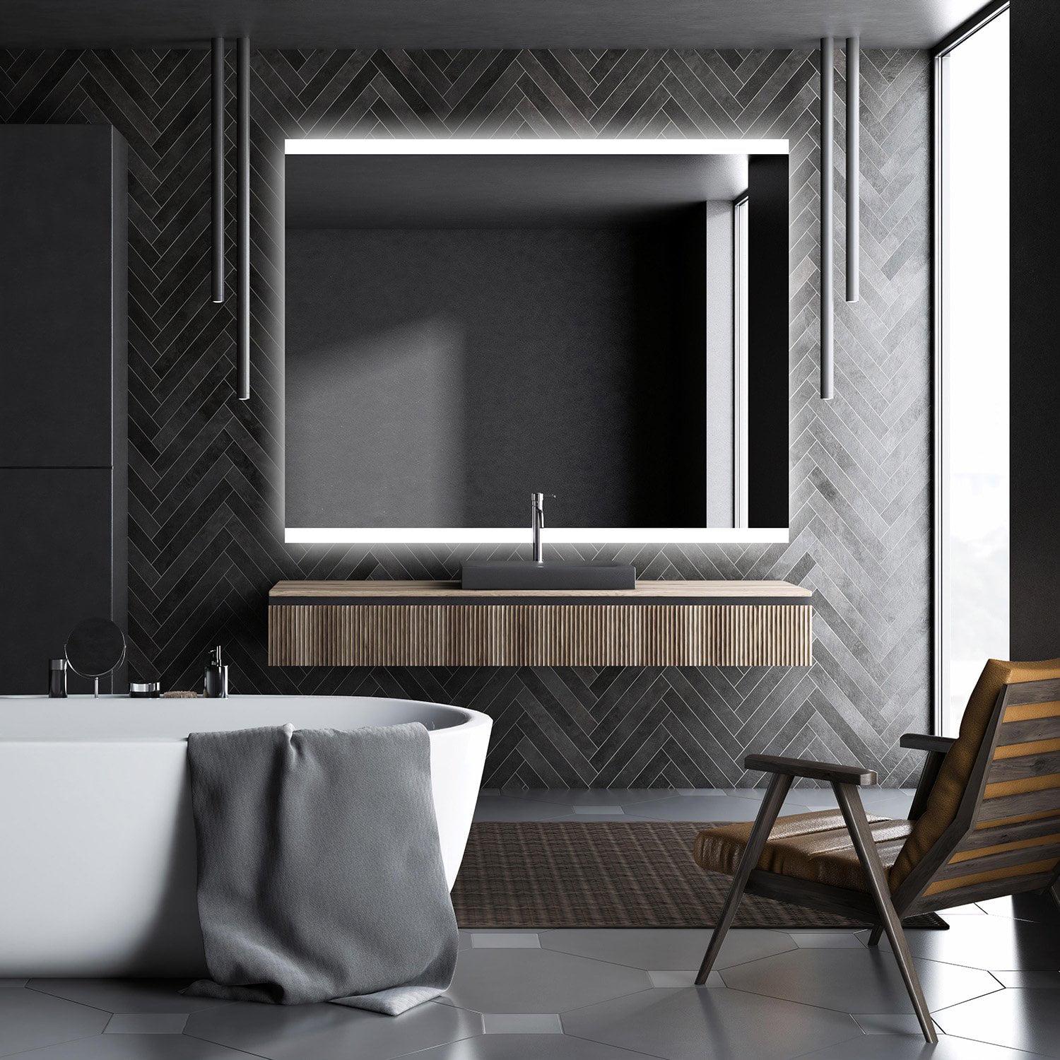 Дзеркало Dim Dzerkal KINA з LED-підсвіткою 90х90 см (14437)