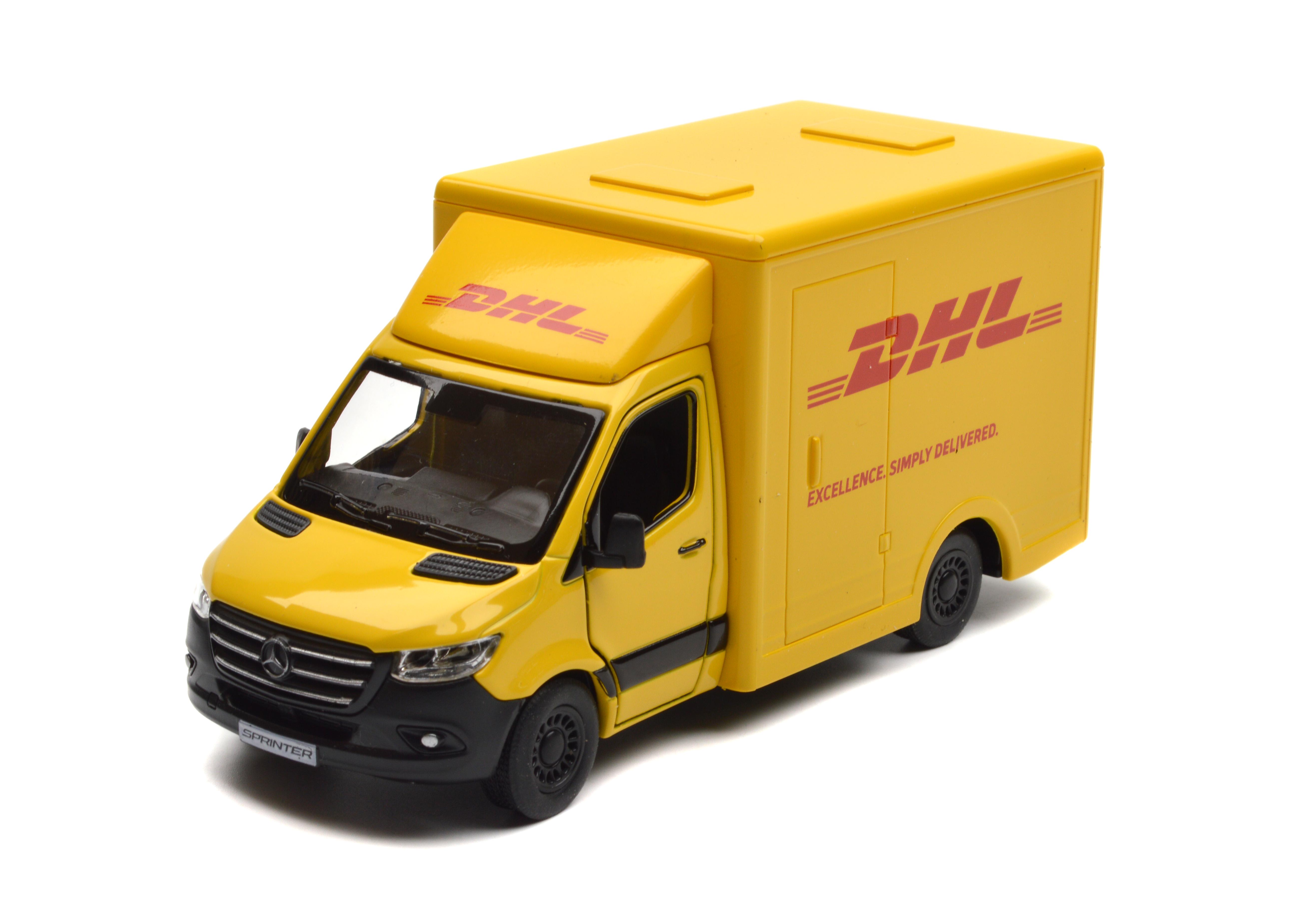 Модель металлическая Kinsmart KT5475W Mercedes-Benz Sprinter DHL Edition (KT5475W)