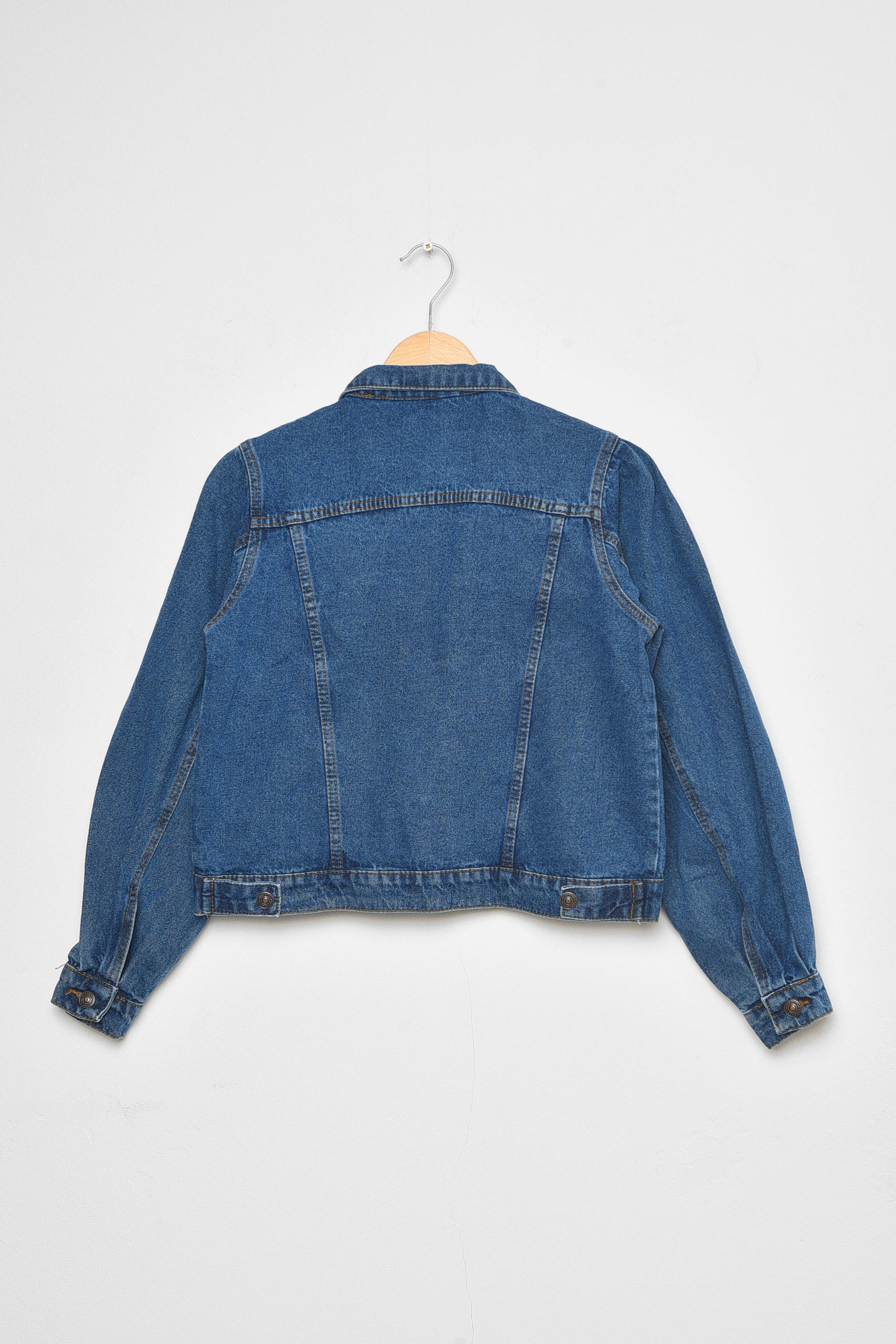 Джинсовка женская M Темно-синий (188059) - фото 2 Джинсовка женская M Темно-синий (188059) - фото 2