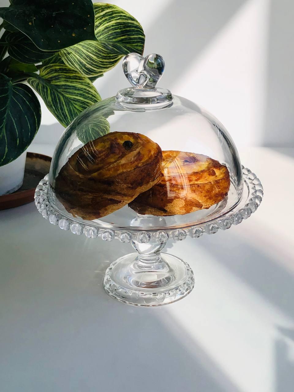 Тортівниця Olens Серце із кришкою скло 19,5 см Прозорий (01-031) - фото 2 Тортівниця Olens Серце із кришкою скло 19,5 см Прозорий (01-031) - фото 2