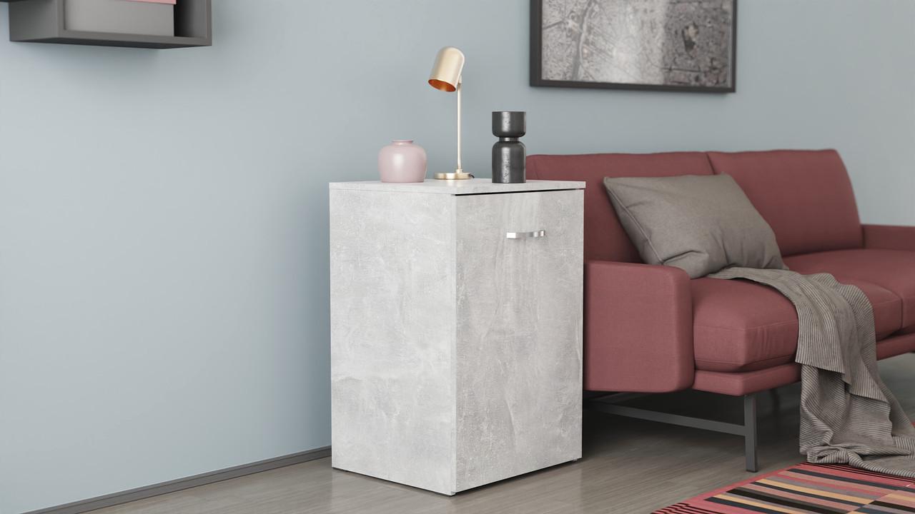 Стіл-тумба трансформер Ferrum-decor Смарт 1 ДСП 16 мм 750x1450x500 мм Бетон (FRD-105073) - фото 7 Стіл-тумба трансформер Ferrum-decor Смарт 1 ДСП 16 мм 750x1450x500 мм Бетон (FRD-105073) - фото 7