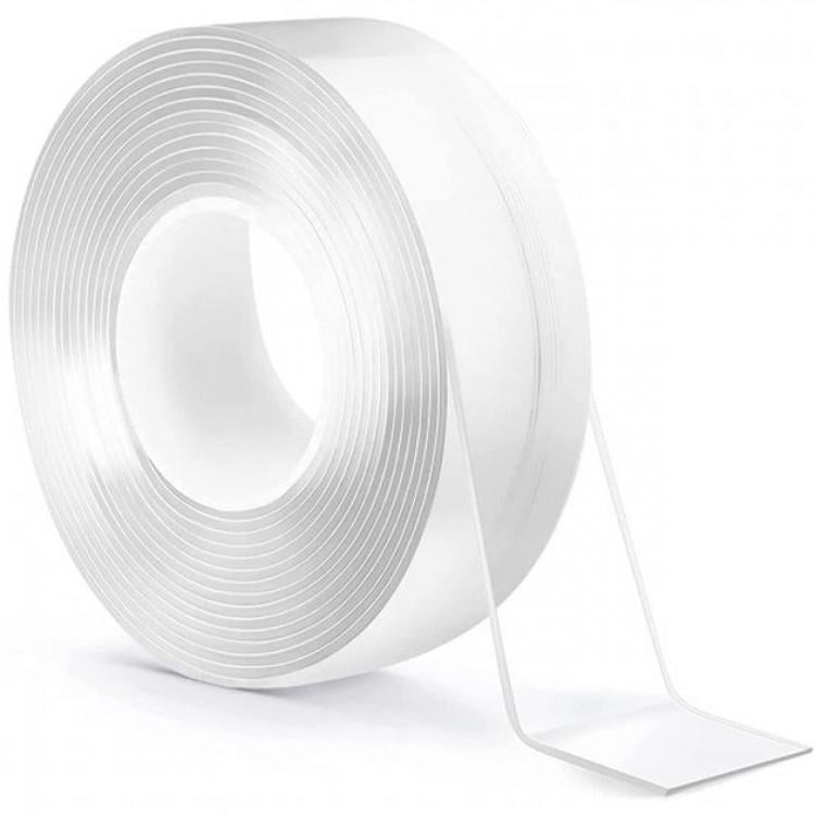 Стрічка водостійка Nano Tape для ізоляції швів від бруду і цвілі для кухні та ванної кімнати 3000х50 мм Transparent (127930) Стрічка водостійка Nano Tape для ізоляції швів від бруду і цвілі для кухні та ванної кімнати 3000х50 мм Transparent (127930)