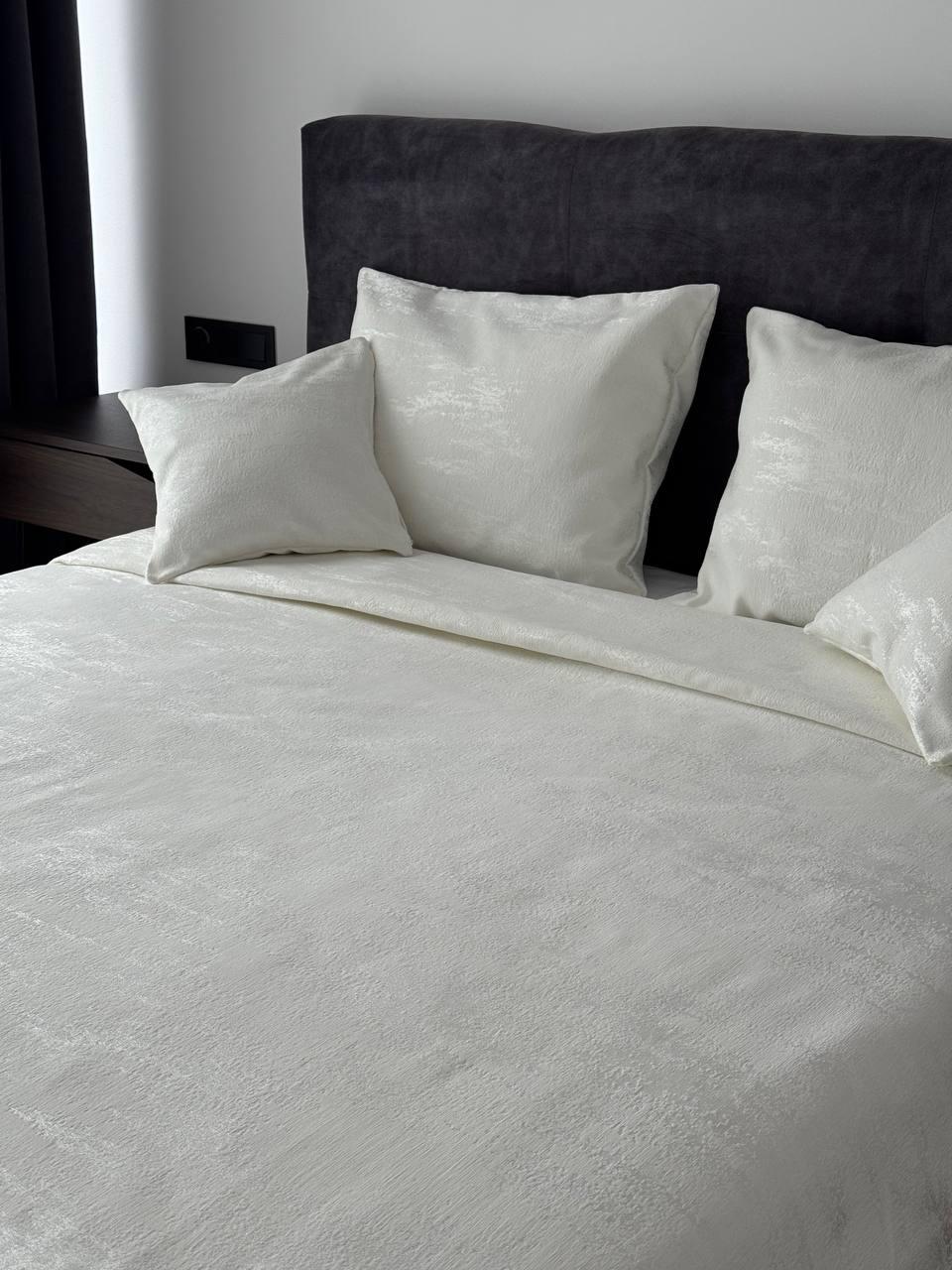 Покрывало Мрамор 180х250 см Молочный (22000-2-180x250cm) - фото 3 Покрывало Мрамор 180х250 см Молочный (22000-2-180x250cm) - фото 3