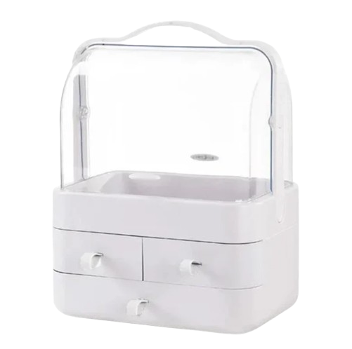 Органайзер для косметики YM206-2 Three Drawers с 4 секциями Белый (MER-14975_921)