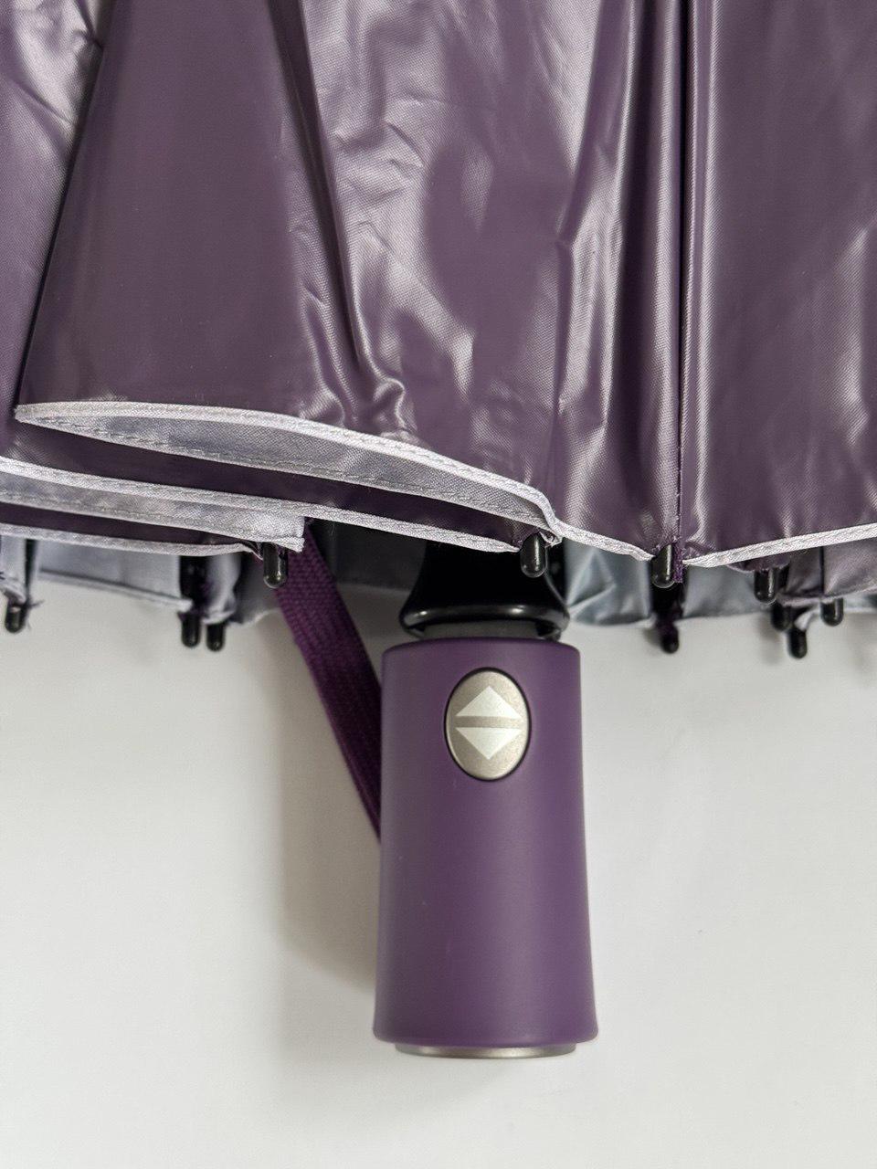 Парасолька-автомат жіноча Три Слона з квітами та однотонним куполом 16 спиць антивітер Фіолетовий (7569/2) - фото 6 Парасолька-автомат жіноча Три Слона з квітами та однотонним куполом 16 спиць антивітер Фіолетовий (7569/2) - фото 6
