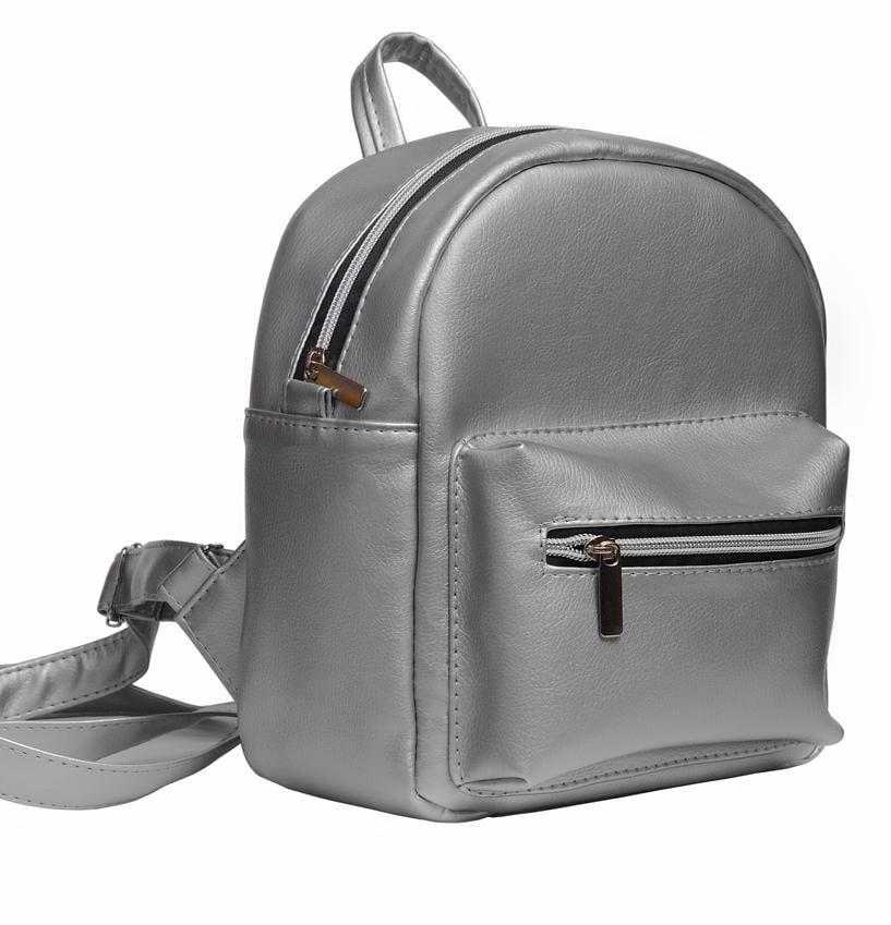 Жіночий рюкзак Sambag Brix SE Срібний (17286)