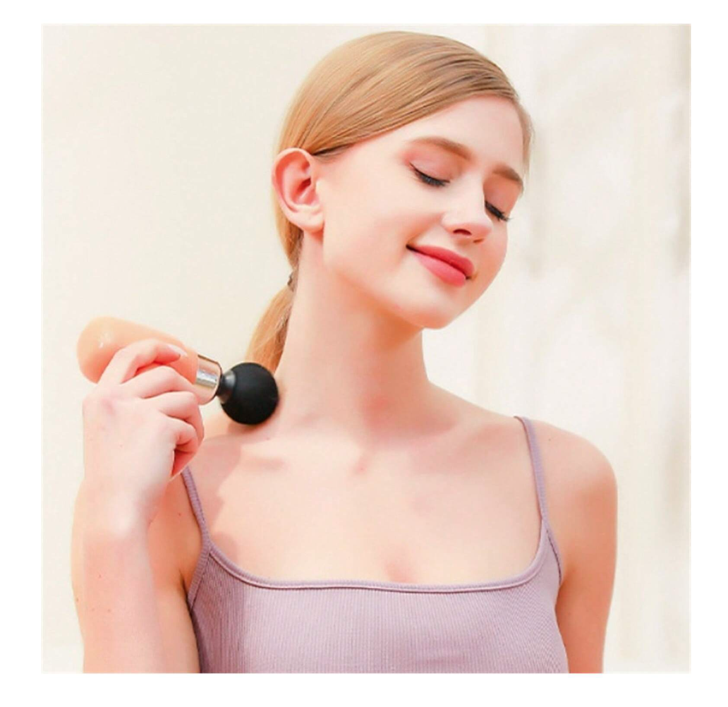 Массажер-пистолет для тела портативный R97183 4 насадки Type-С - фото 2 Массажер-пистолет для тела портативный R97183 4 насадки Type-С - фото 2