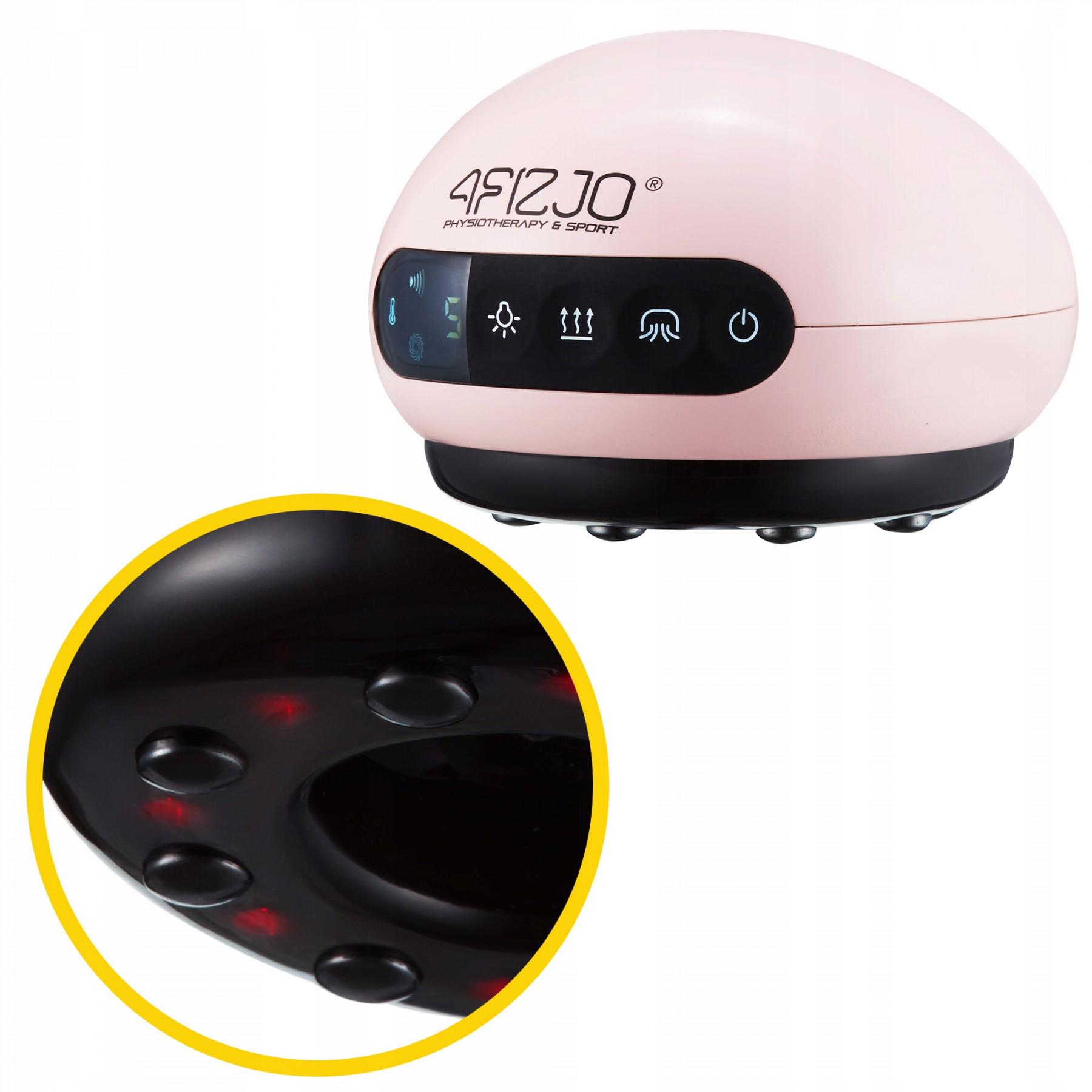 Массажная вакуумная банка 4fizjo аккумуляторная с ИК прогревом 4FJ0518 Pink (42954) - фото 9