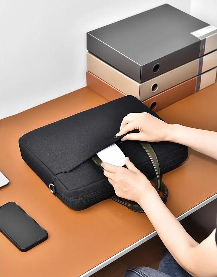 Сумка для ноутбука 17-17,3" або документів велика протиударна Чорний (IBN047B) - фото 2 Сумка для ноутбука 17-17,3" або документів велика протиударна Чорний (IBN047B) - фото 2