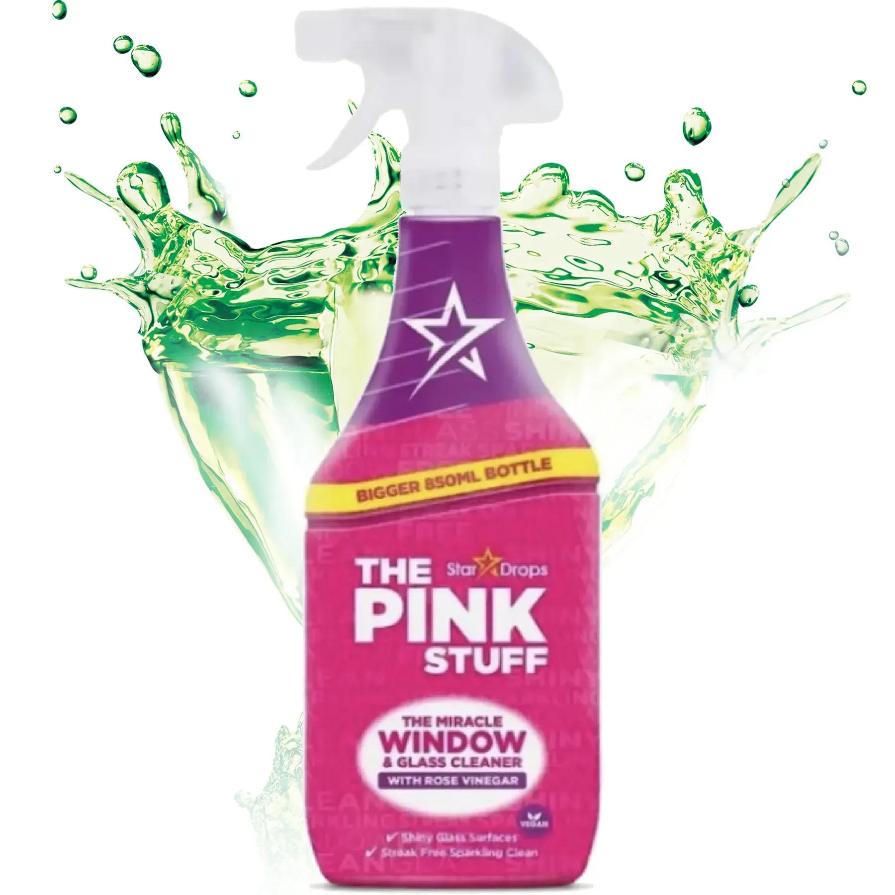 Cпрей для миття вікон The Pink Stuff з оцтом Cпрей для миття вікон The Pink Stuff з оцтом