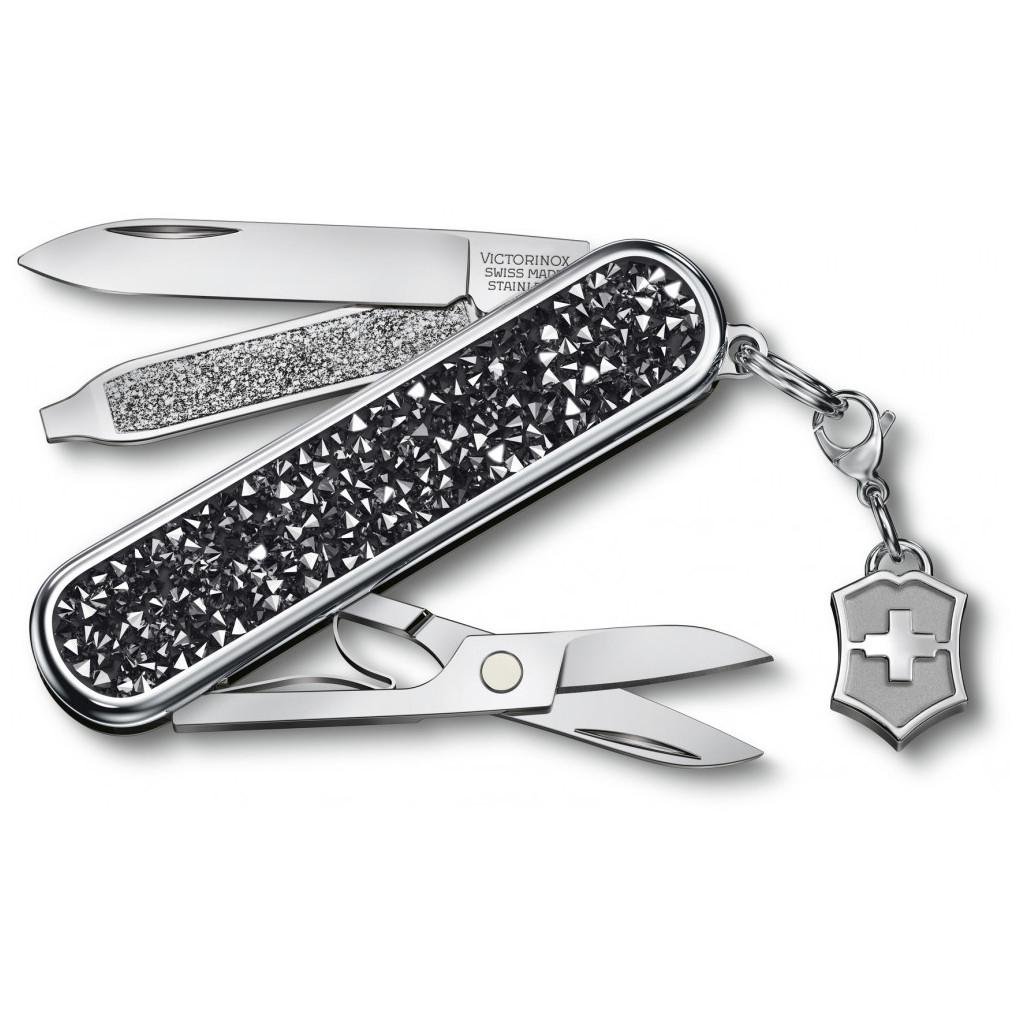 Туристический нож Victorinox Classic SD Brilliant Crystal + брелок-лого (0.6221.35) Туристический нож Victorinox Classic SD Brilliant Crystal + брелок-лого (0.6221.35)