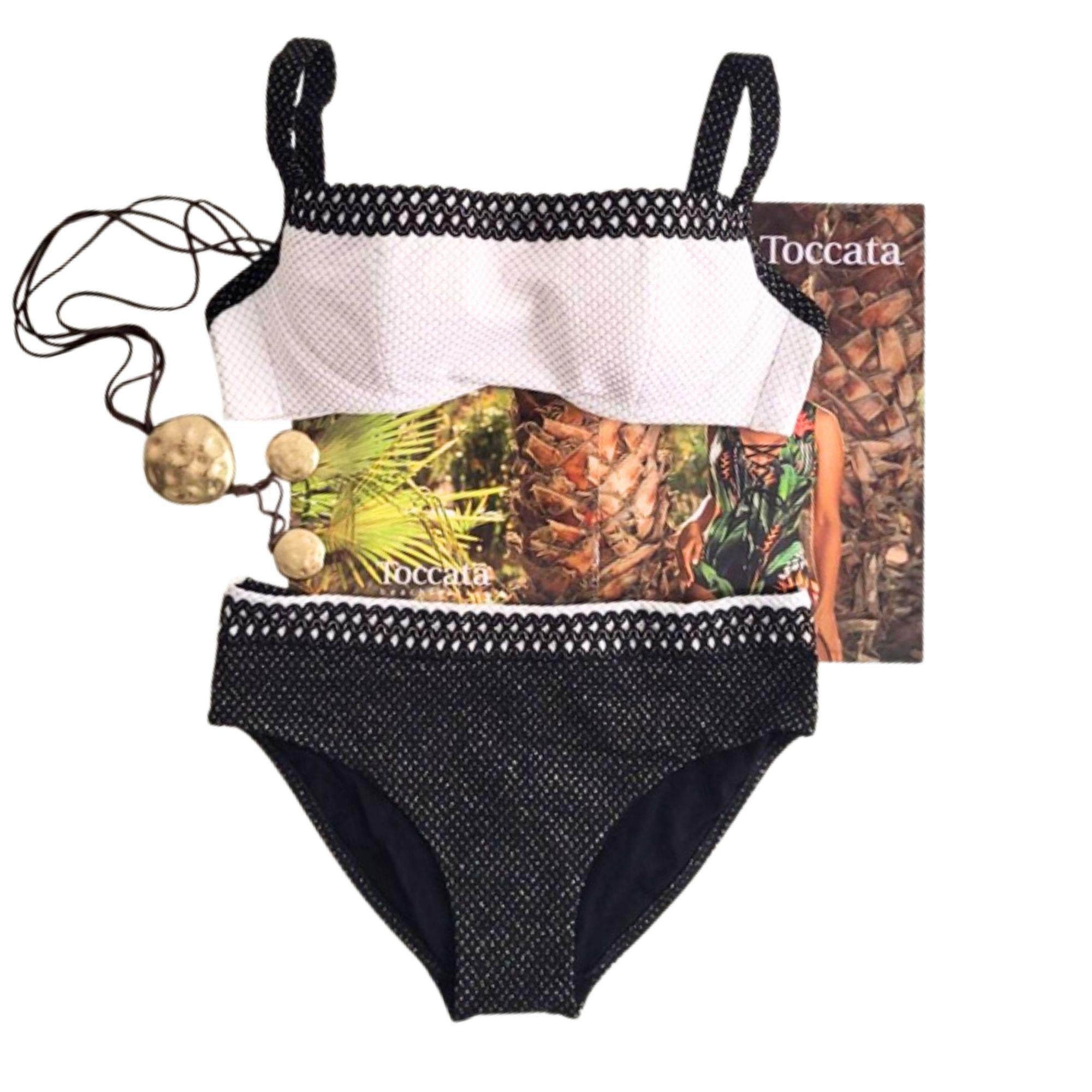 Купальник Toccata Alice BSmg-020 р. 40 Черный с белым