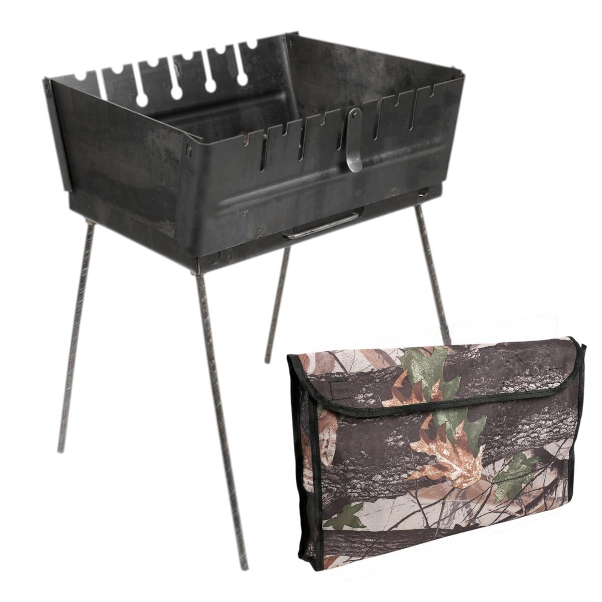 Мангал раскладной чемодан KITUA BBQ на 6 шампуров с чехлом (33307488)