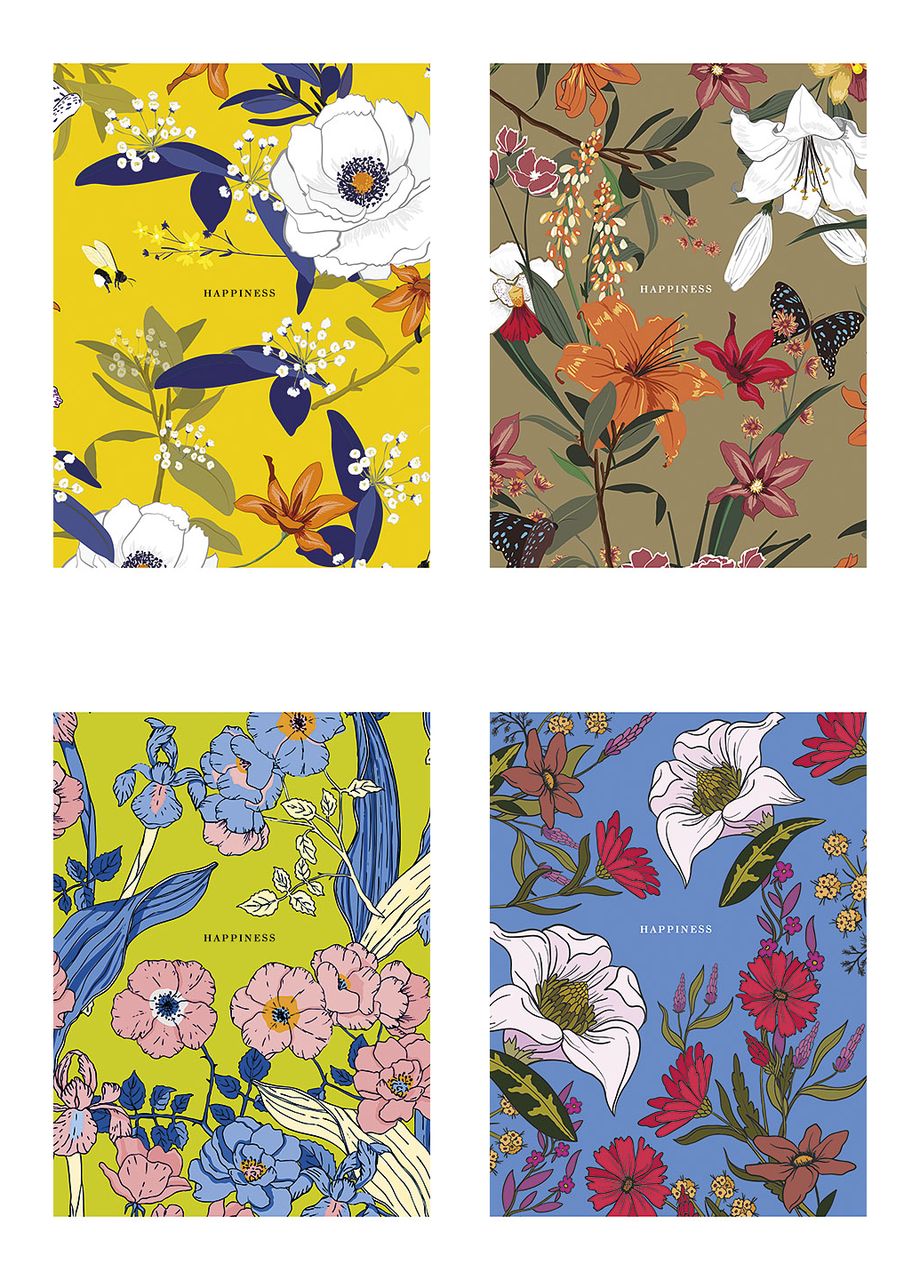 Комплект школьных общих тетрадей Школярик А5 48 л. в линейку 4 шт. (5200 4823088203776)