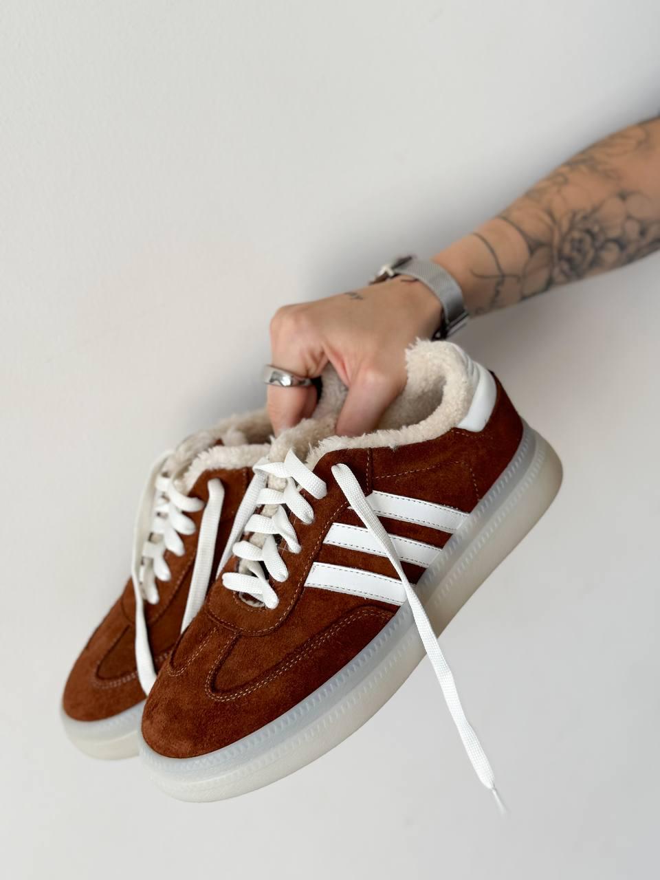 Кеди жіночі на хутрі Maya Shoes р. 36 Рудий (3021/1) - фото 6 Кеди жіночі на хутрі Maya Shoes р. 36 Рудий (3021/1) - фото 6