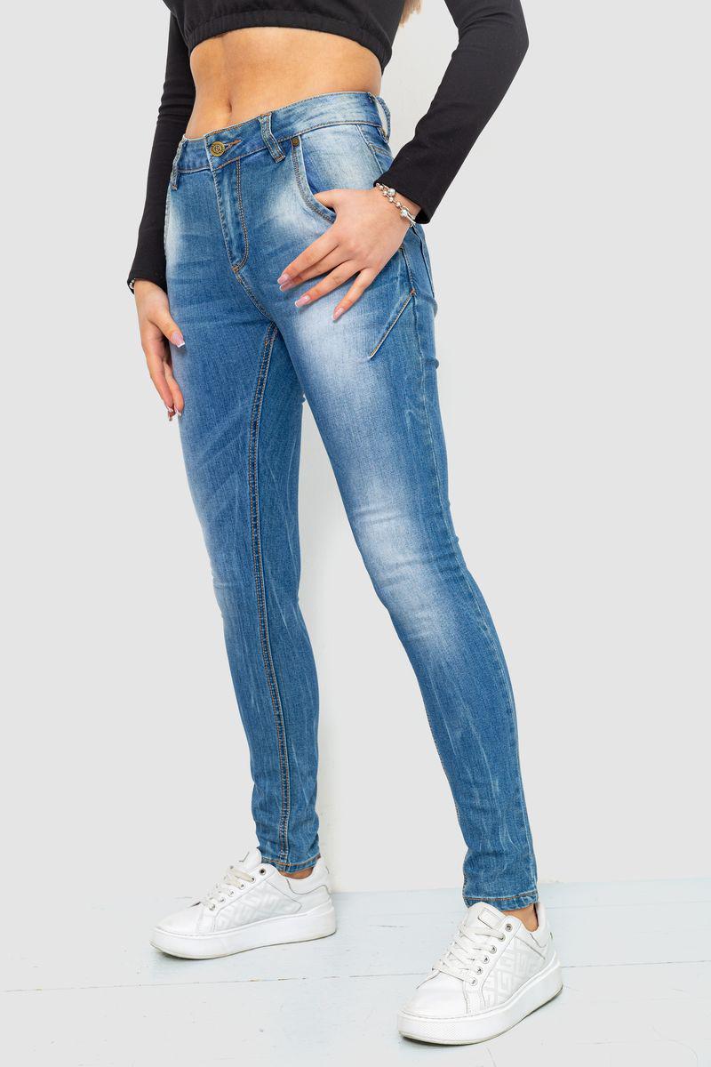 Джинси жіночі з потертостями Ager 244RS07 р. 25 Синій (65f2d3f7a4b9607aef04ec58) - фото 3