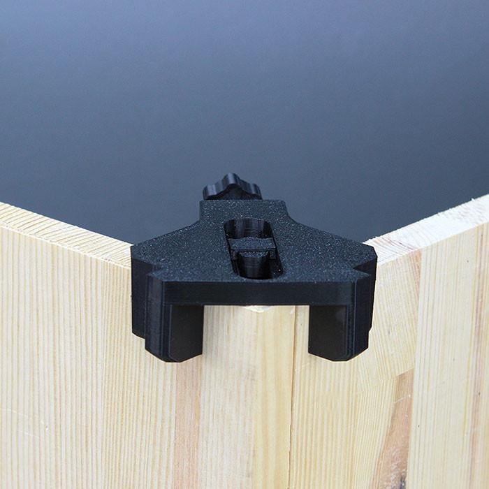 Набір кутових затискачів для збирання меблів 4 шт. (74124) - фото 3 Набір кутових затискачів для збирання меблів 4 шт. (74124) - фото 3