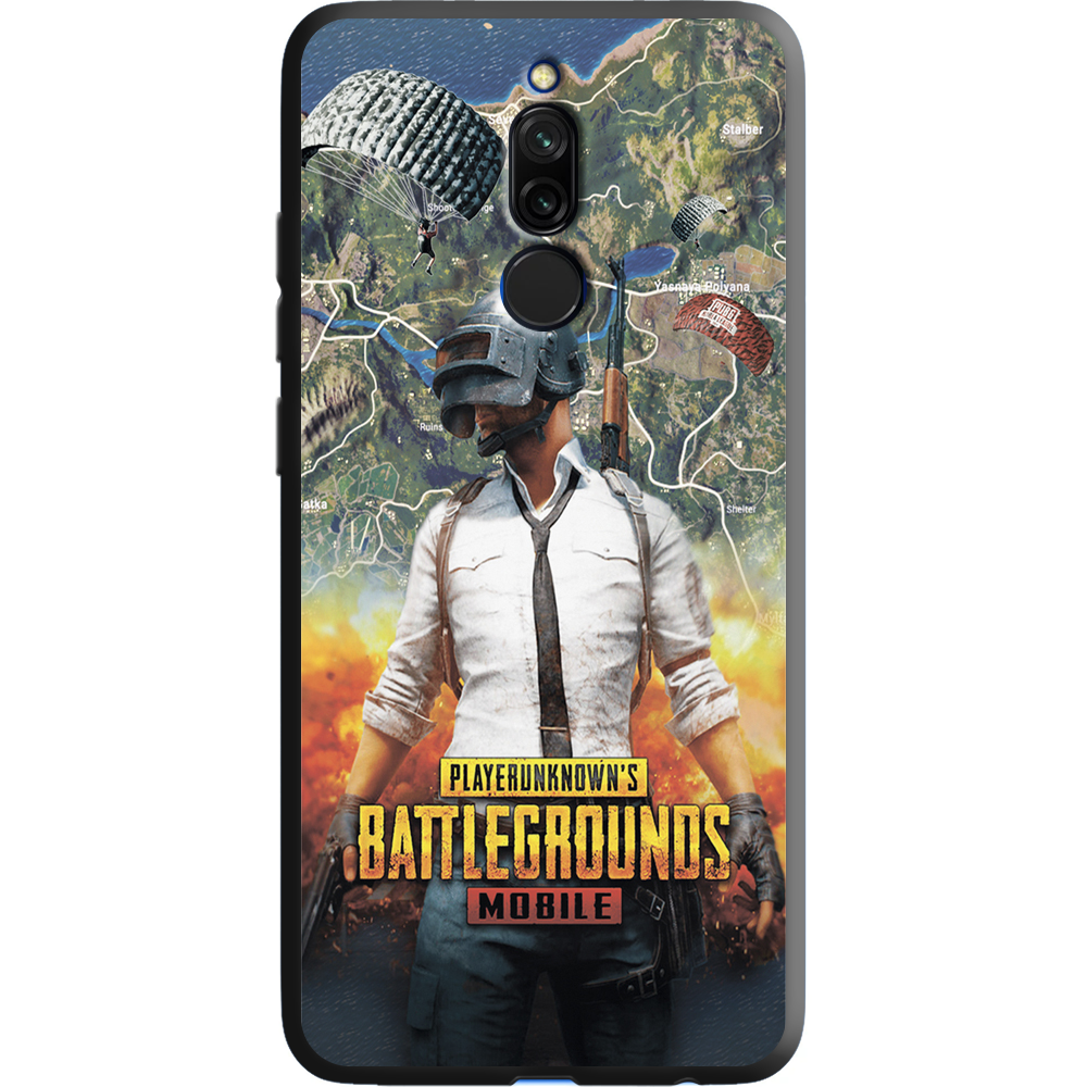 Чохол Boxface Xiaomi Redmi 8 PUBG Mobile Чорний силікон (38411-up2309-38679)