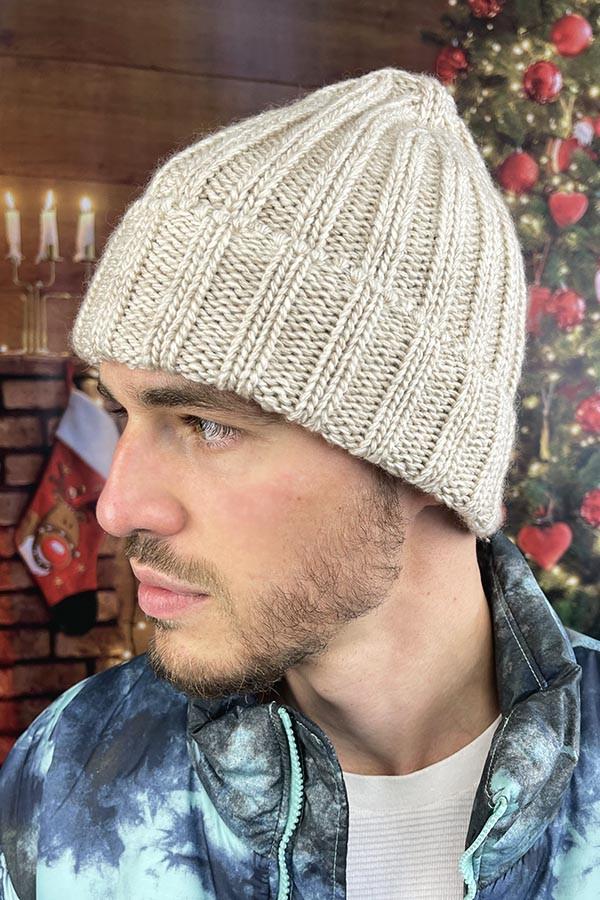 Шапка-колпак мужская Braxton Феникс Светлый кофе (4389)