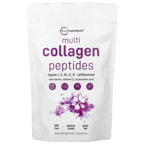 Коллаген Micro Ingredients Multi Collagen Peptides 227 г (MII-16742)