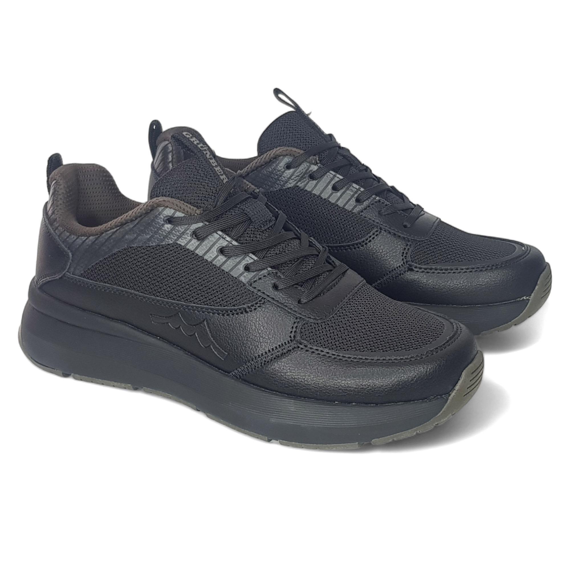 Кросівки весняні чоловічі Grunberg р. 44 Чорний (89236-44) - фото 4 Кросівки весняні чоловічі Grunberg р. 44 Чорний (89236-44) - фото 4