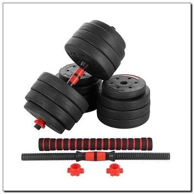 Набор штанга/гантеля HMS SGР40 40 кг Черно-красный (299737) - фото 9 Набор штанга/гантеля HMS SGР40 40 кг Черно-красный (299737) - фото 9