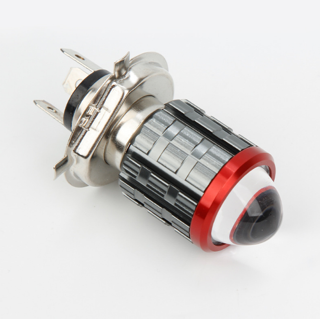 Лампа LED H4 с мини-линзой 24W белый свет (2861633230)