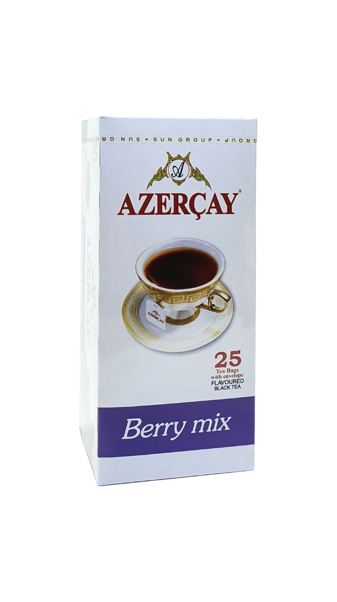 Чай черный Azercay с ароматом лесных ягод в пакетиках