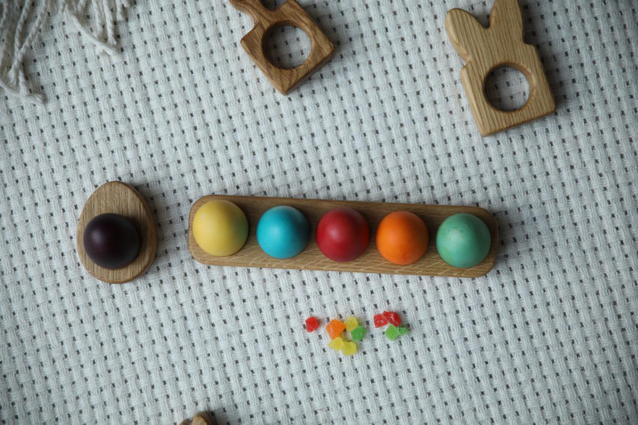 Подставка-рамка деревянная из ясеня на 5 яиц 26х6х2,5 см (WDE-16,1) - фото 7 Подставка-рамка деревянная из ясеня на 5 яиц 26х6х2,5 см (WDE-16,1) - фото 7