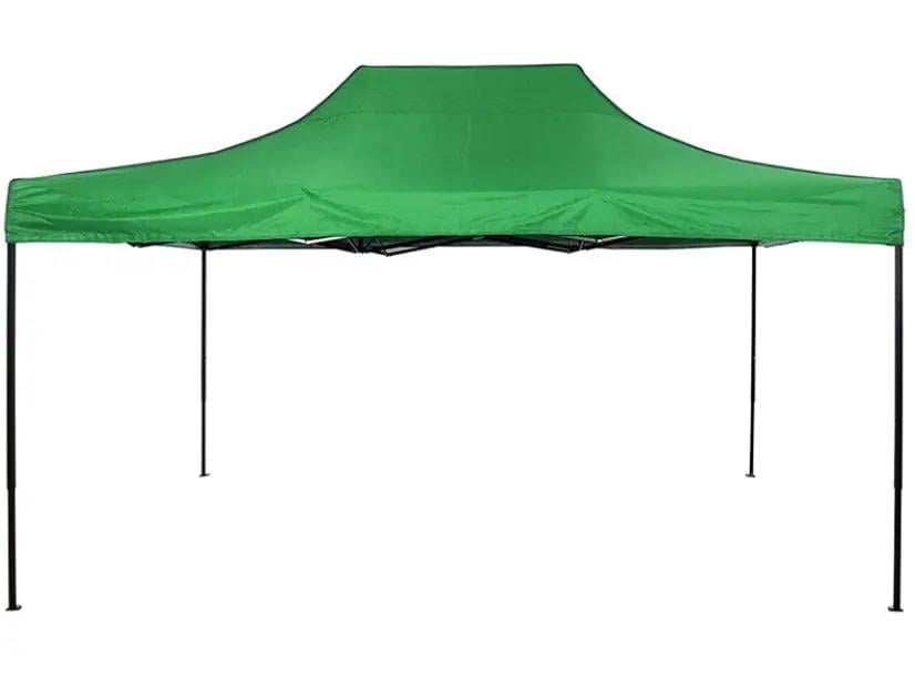 Палатка шатер раздвижная 3х4,5 м Зеленый (47502)