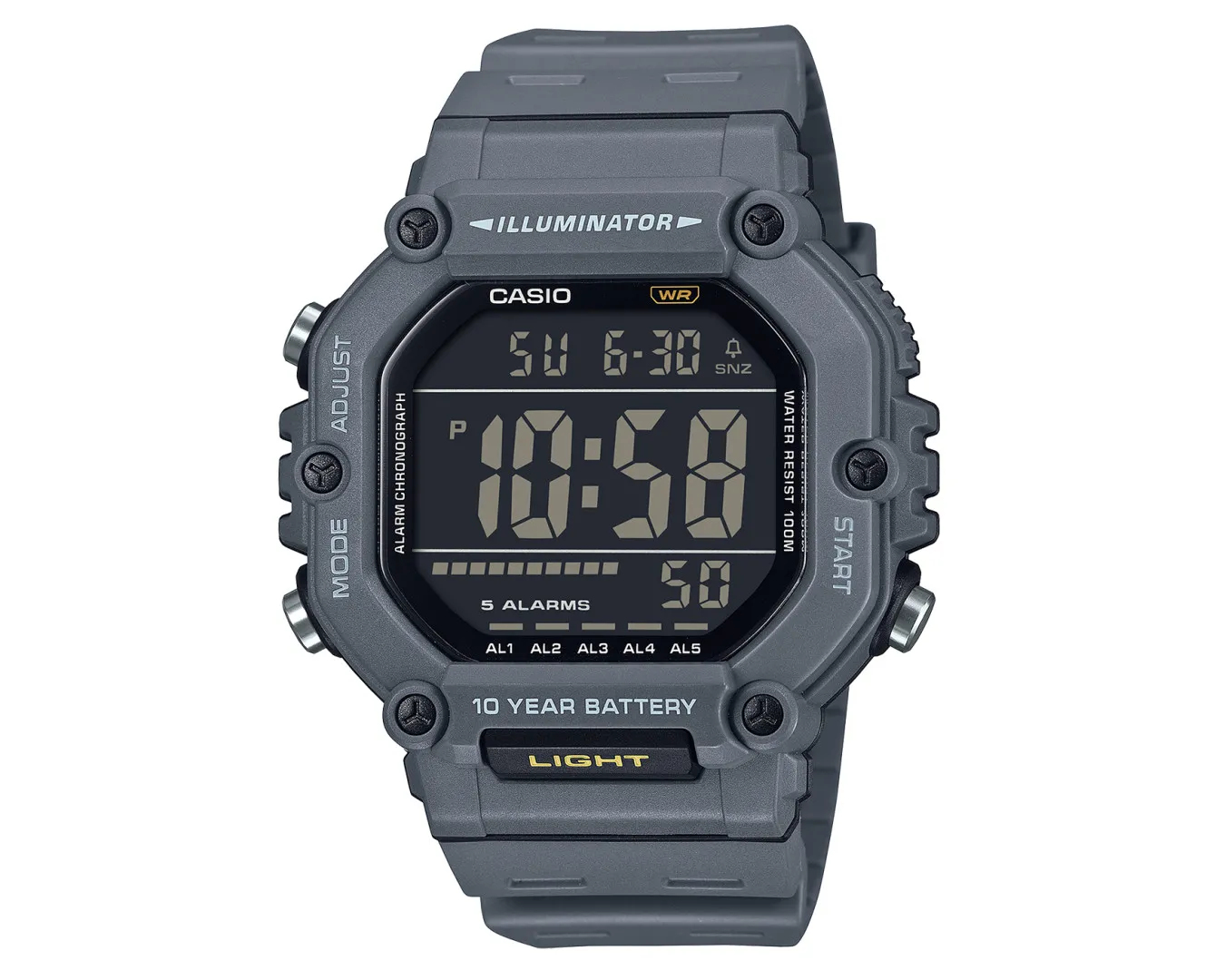 Наручные часы мужские Casio AE-1600H-8BVEF можно плавать d 50 мм (AE-1600H-8BVEF)