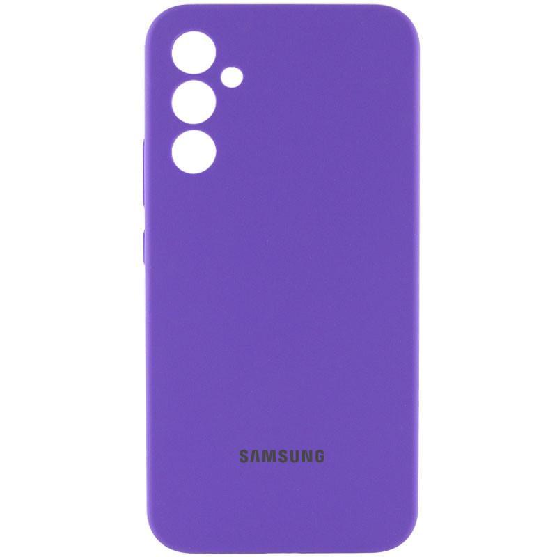 Противоударный Чехол Silicone Cover Lakshmi Full Camera (AAA) with Logo для Samsung Galaxy S24 Фиолетовый / Amethyst