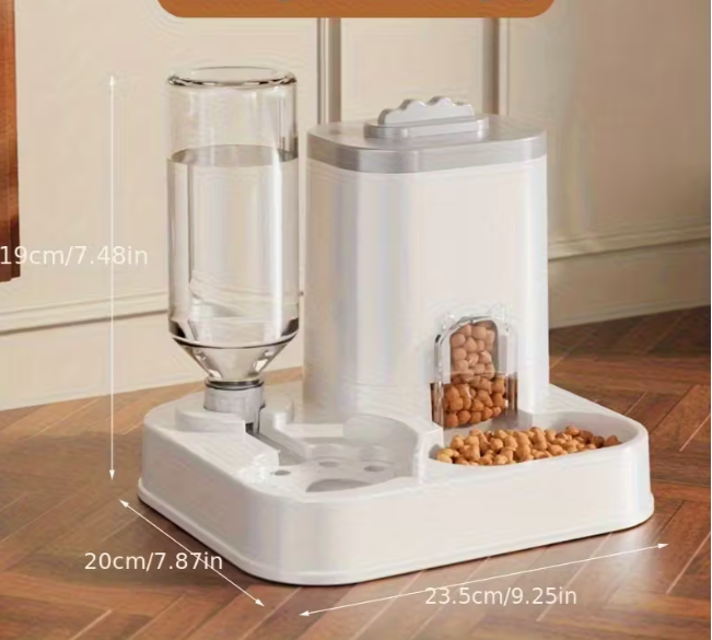 Автоматична годівниця та поїлка 2в1 для котів і собак 500 г 400 мл (2010) - фото 5