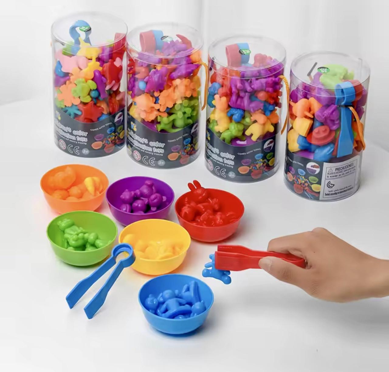 Монтессорі-набір для сортування Морський світ 56 елементів (28А) - фото 4 Монтессорі-набір для сортування Морський світ 56 елементів (28А) - фото 4