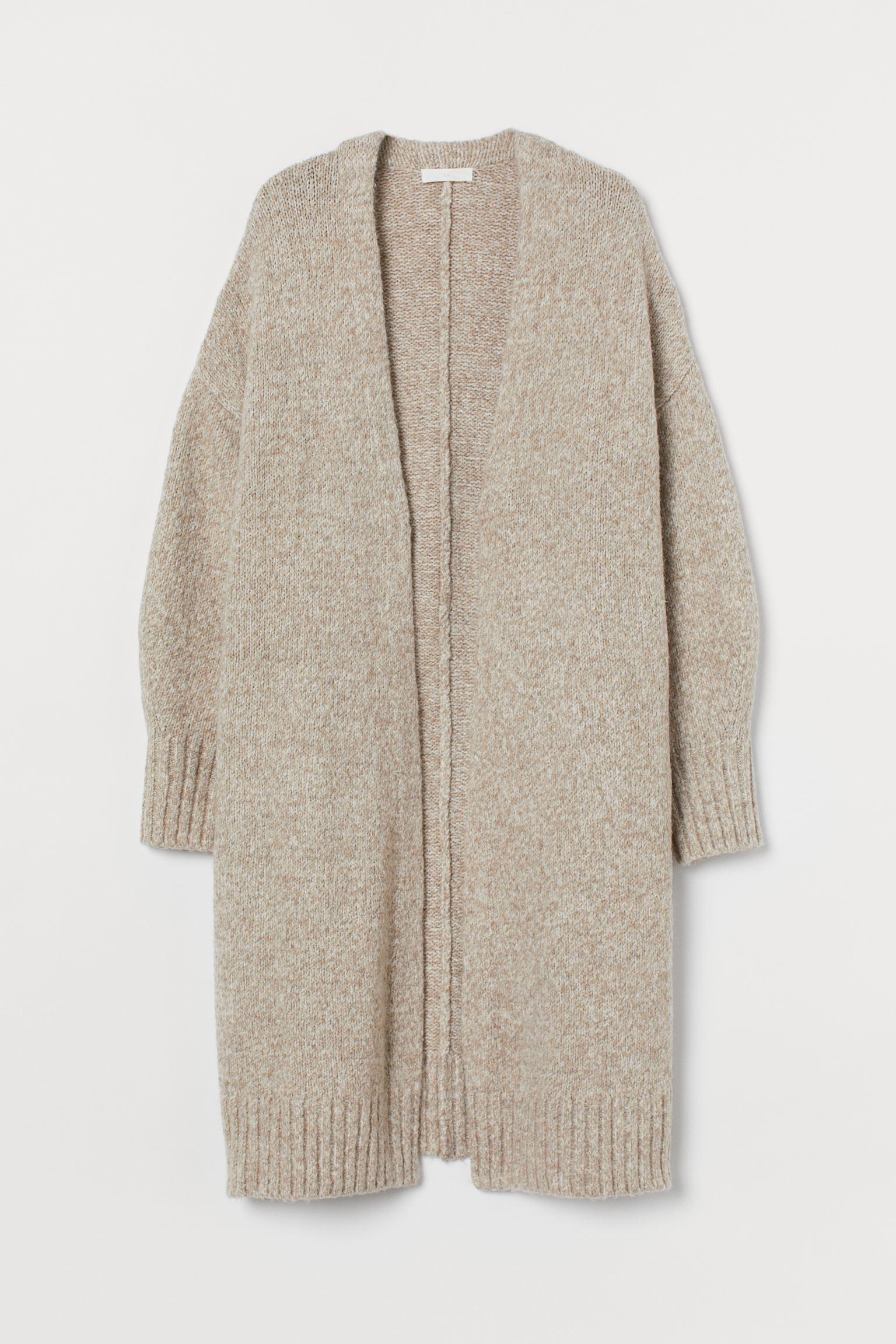 Кардиган H&M XS Бежевый меланж (18089482102)