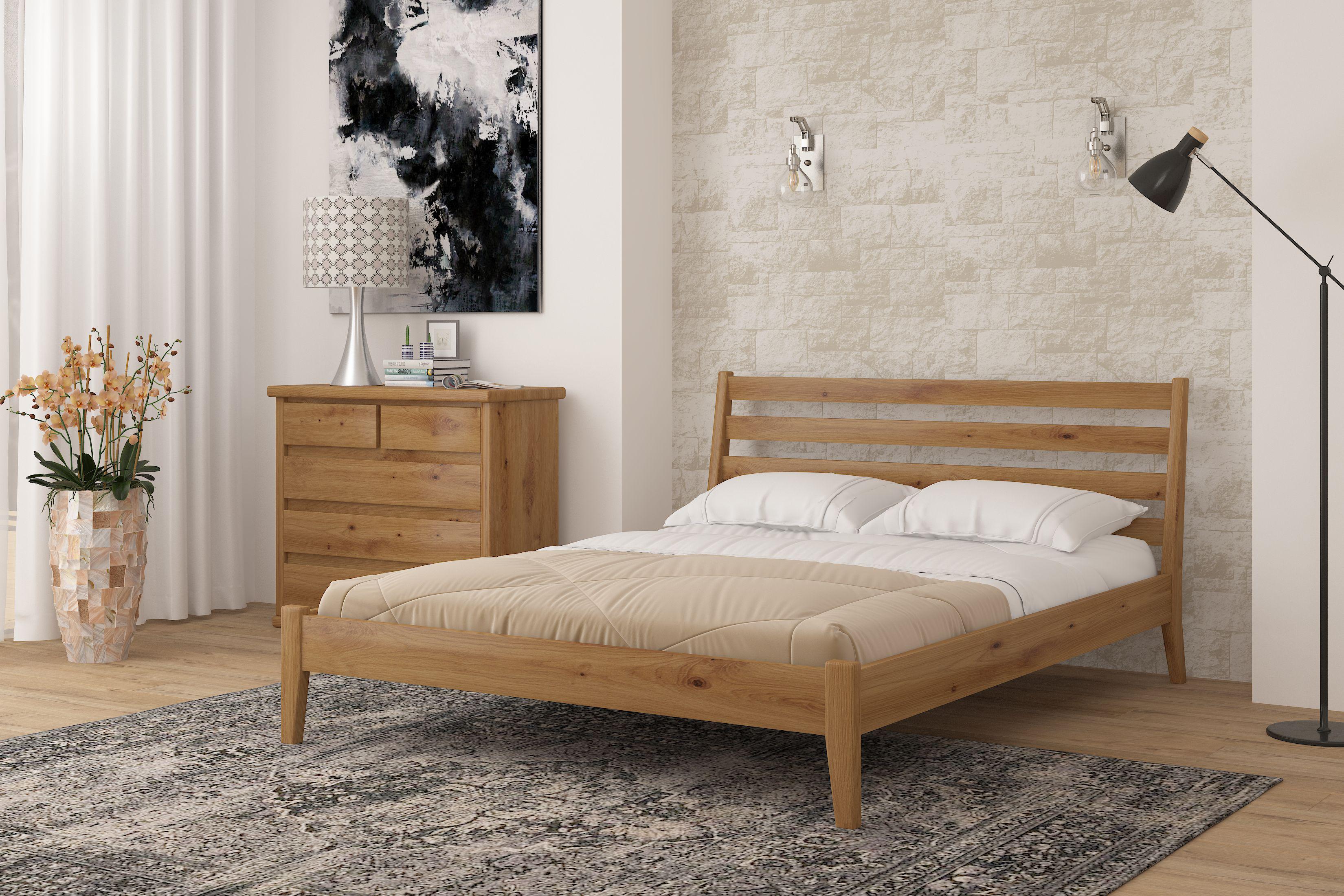 Ліжко двоспальне дерев'яне Mebigrand Челсі 180х200 см Горіх світлий (MBG-1976) Ліжко двоспальне дерев'яне Mebigrand Челсі 180х200 см Горіх світлий (MBG-1976)