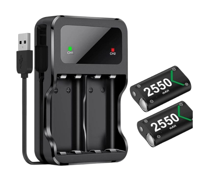 Зарядная ck-станция beboncool с двумя аккумуляторными батареями 2550 mAh