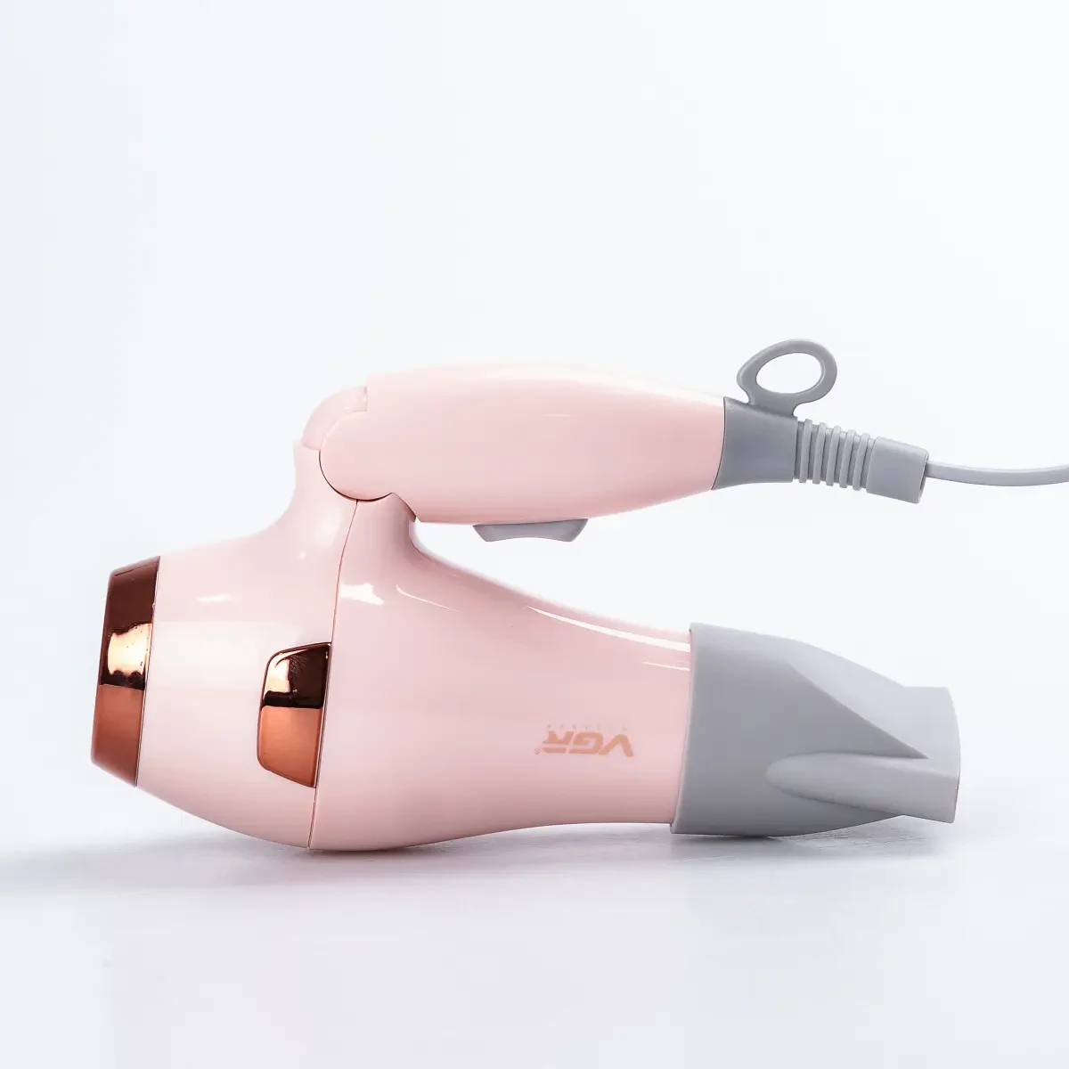 Фен для волос VGR HPV432 с концентратором 1000 Вт Розовый (4562) - фото 4