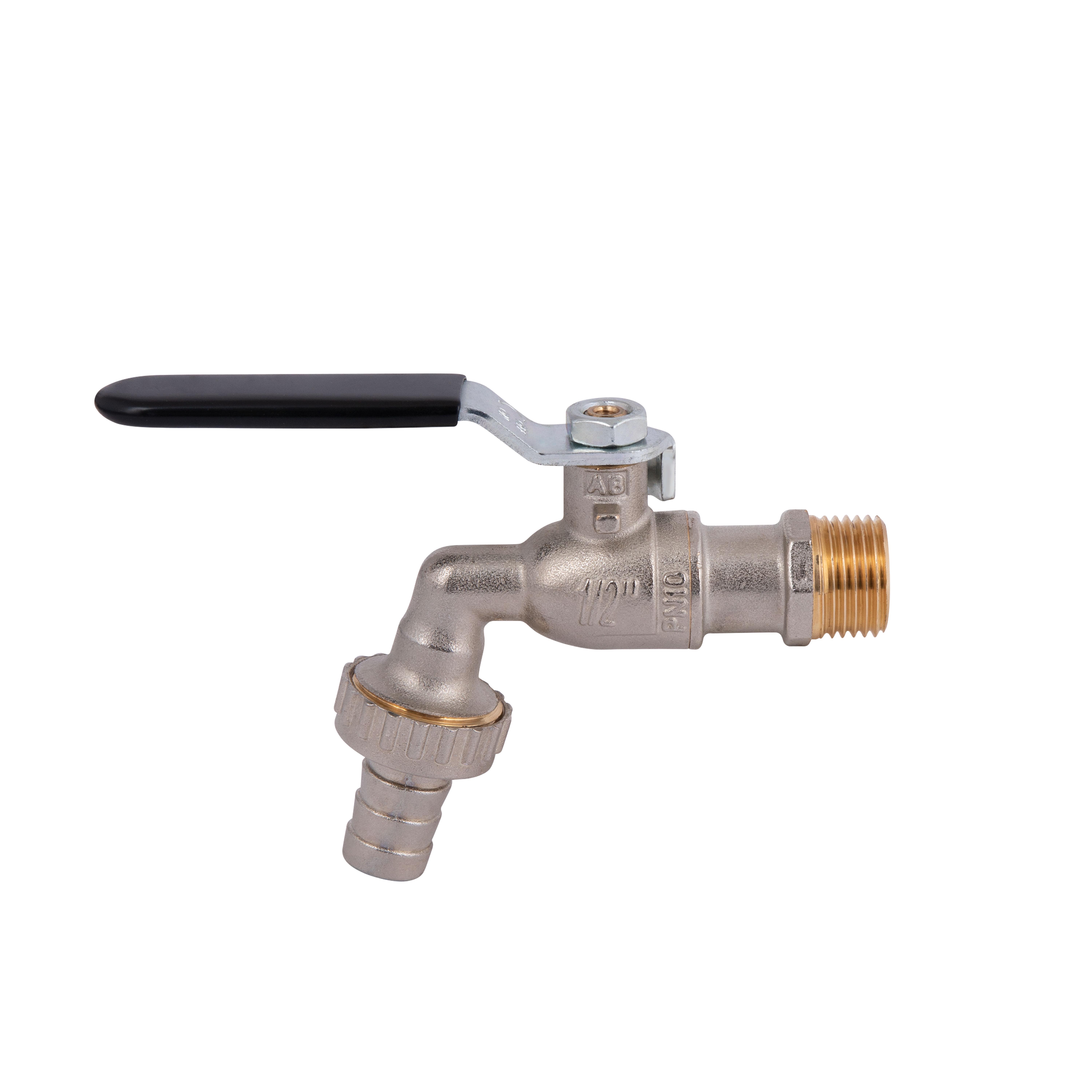 Кран шаровой поливочный ICMA 599 1/2"Н с антизамерзанием стальной рычаг - фото 3