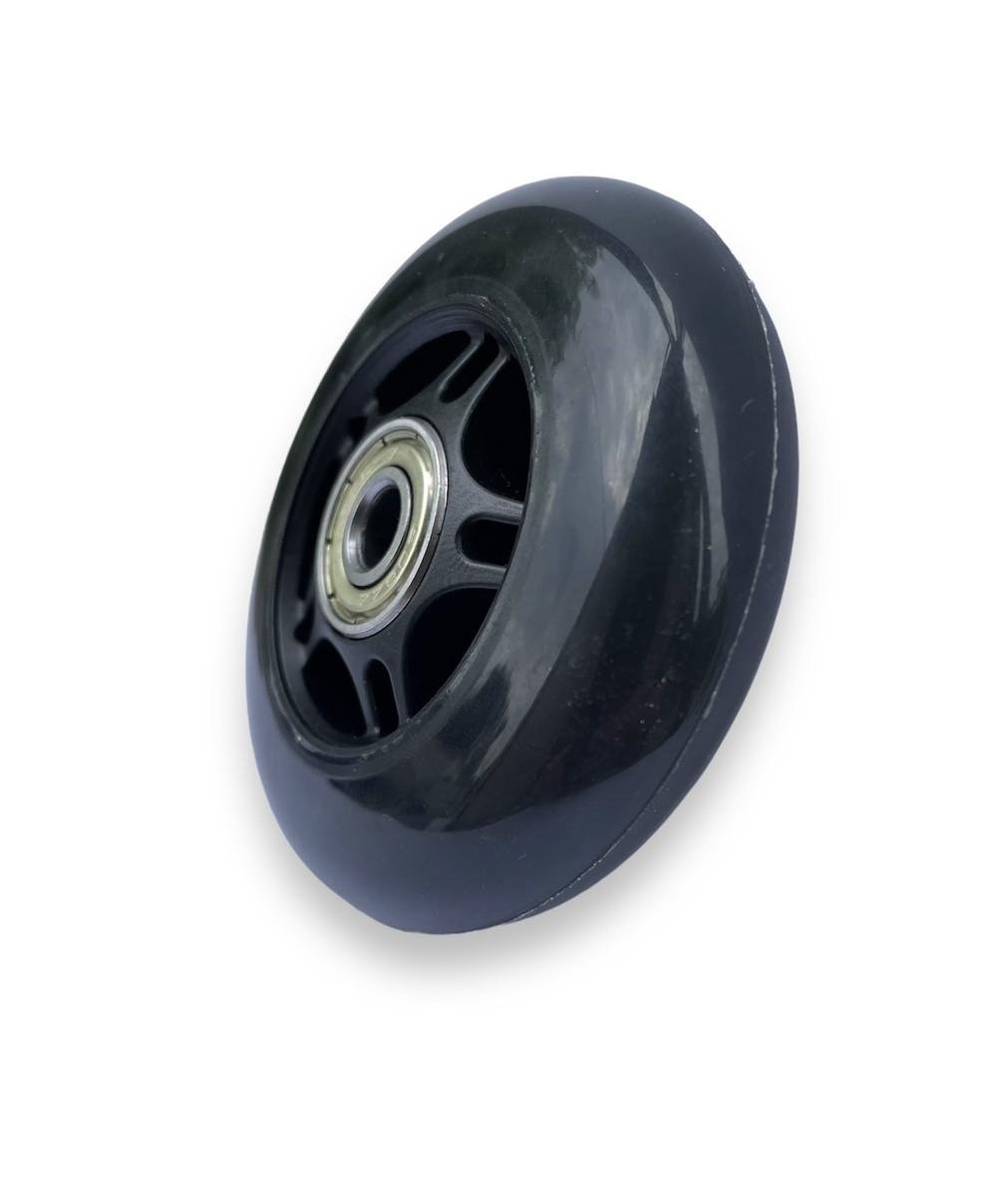 Колесо для роликів/самокатів без світла підшипник ABES-7 76х22 мм Чорний - фото 3