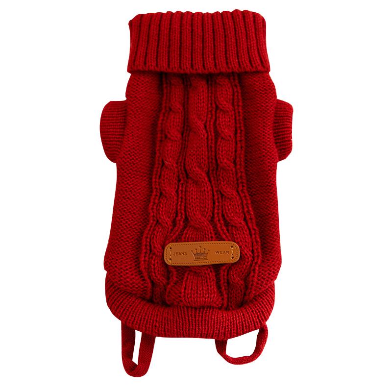 Свитер для животных Hippie dog 2410CGLK8029 вязаный зимний M Red (25714000)