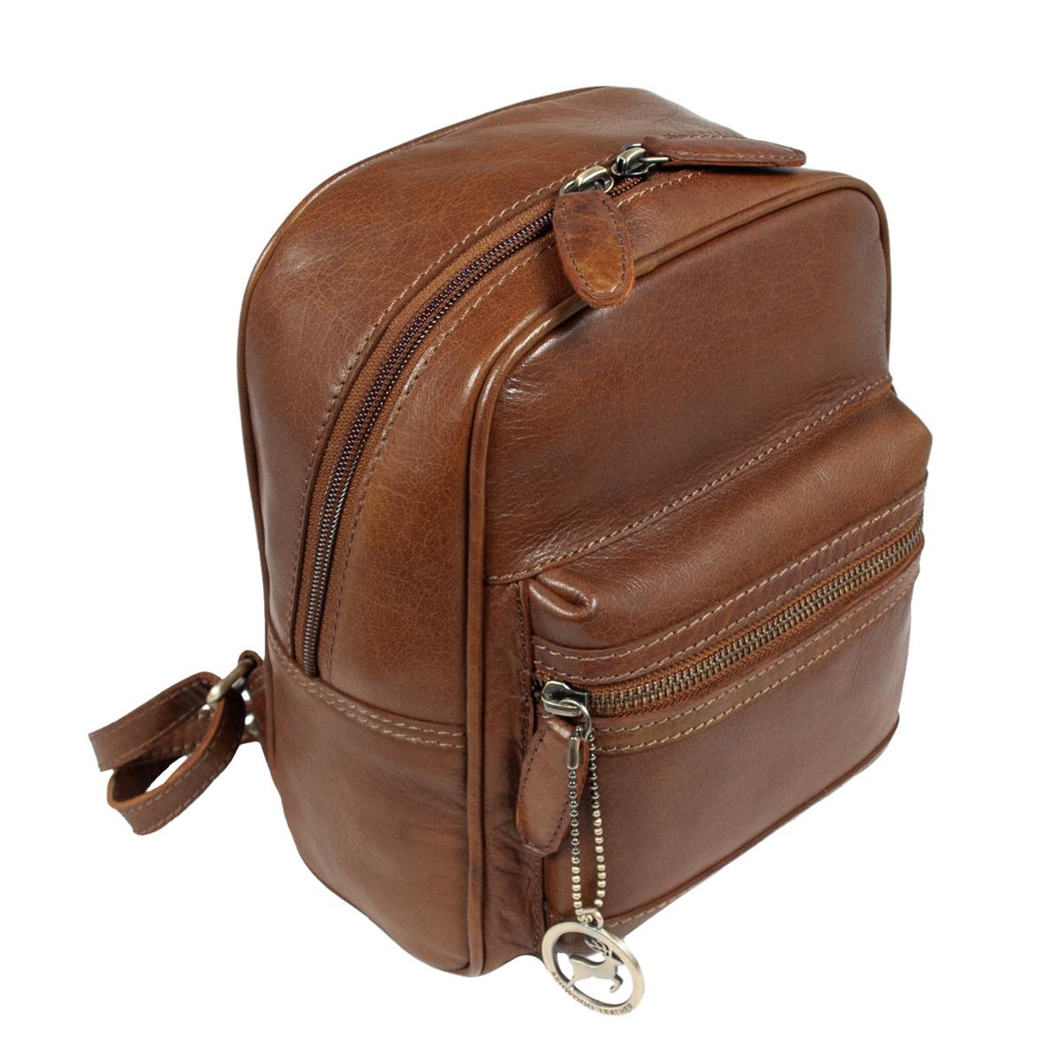 Міський рюкзак жіночий шкіряний Ashwood T87 Honey - фото 2 Міський рюкзак жіночий шкіряний Ashwood T87 Honey - фото 2