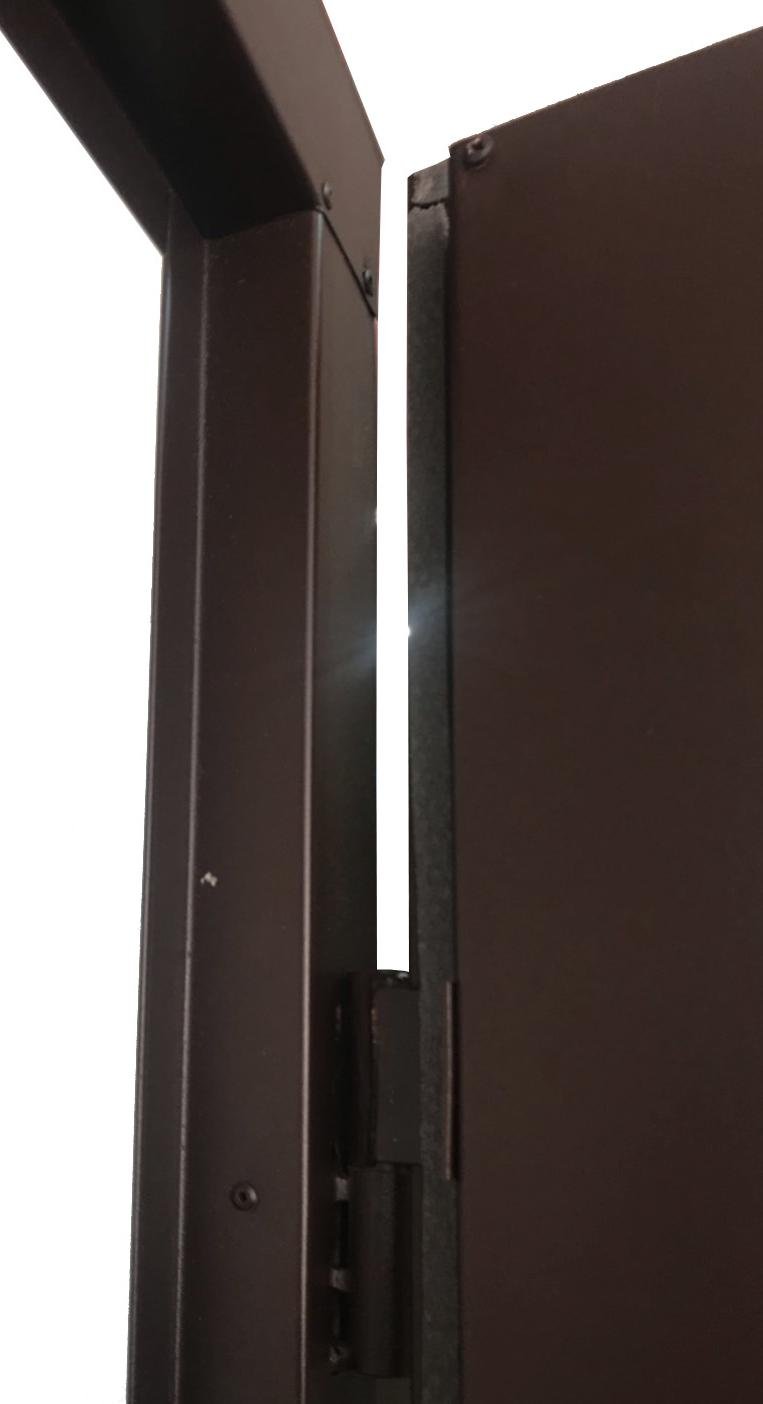 Дверь входная MSM Торнадо утепленная правая металл с двух сторон 0,6 мм порошковая краска 2020х960 мм Коричневый (101-012) - фото 4