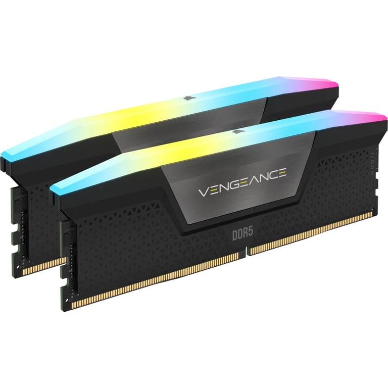 Оперативна пам'ять для ПК Corsair 96 GB 2x48 GB DDR5 6000 MHz Vengeance RGB (CMH96GX5M2B6000C30)