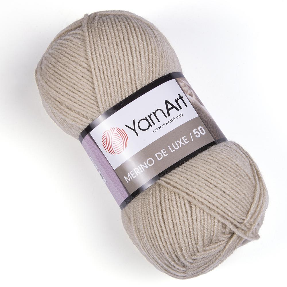 Пряжа YarnArt Merino De Luxe 033 Серо-бежевый (5968)